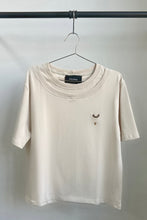 Load image into Gallery viewer, BONE DOUBLE COLLAR TEE