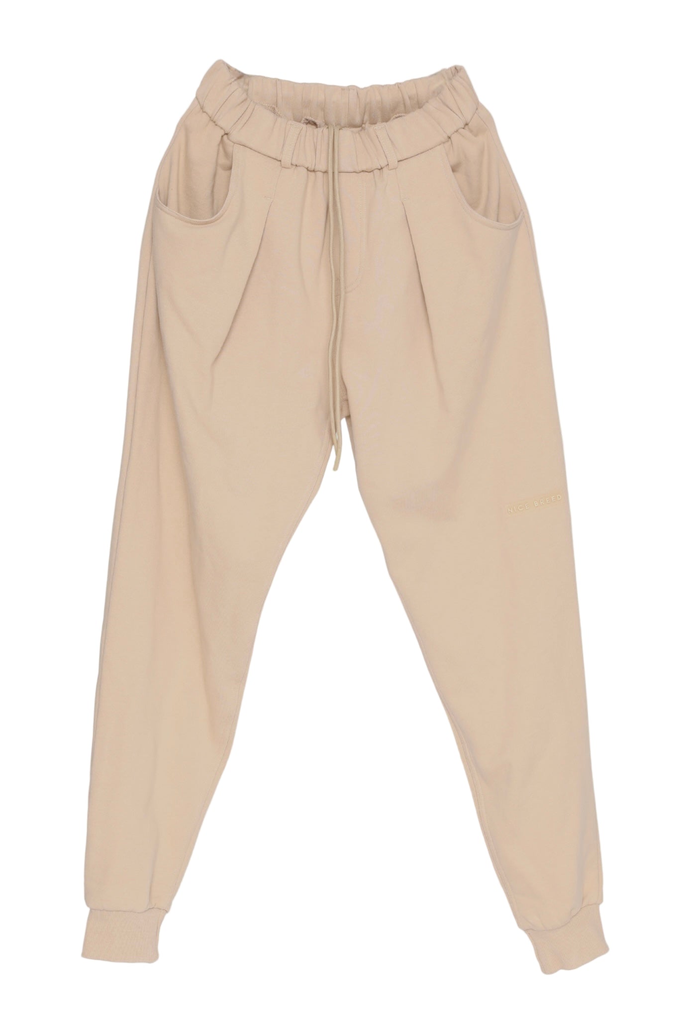 PLEATED SWEATPANTS