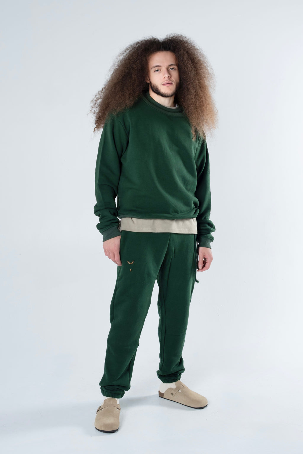 SIDE DRAWSTRING FOREST SWEATPANTS
