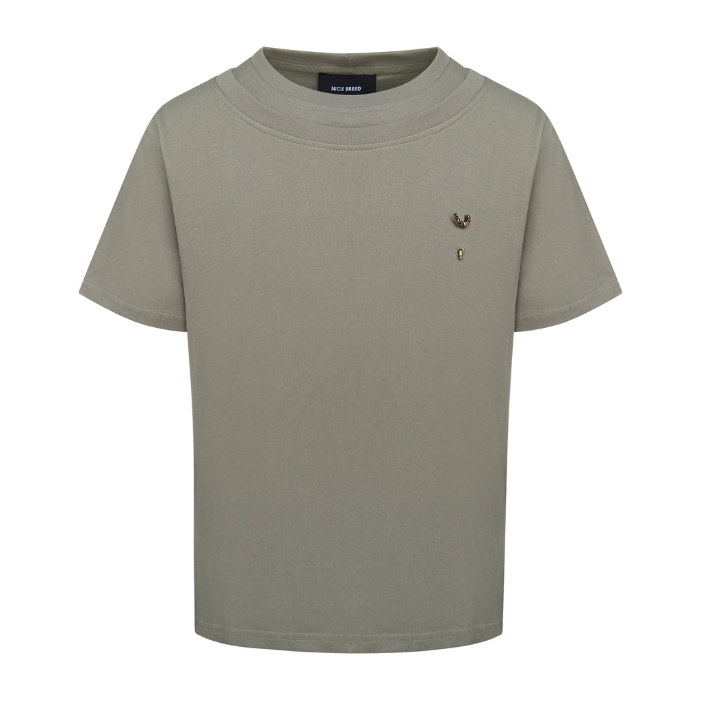 SAGE DOUBLE COLLAR TEE