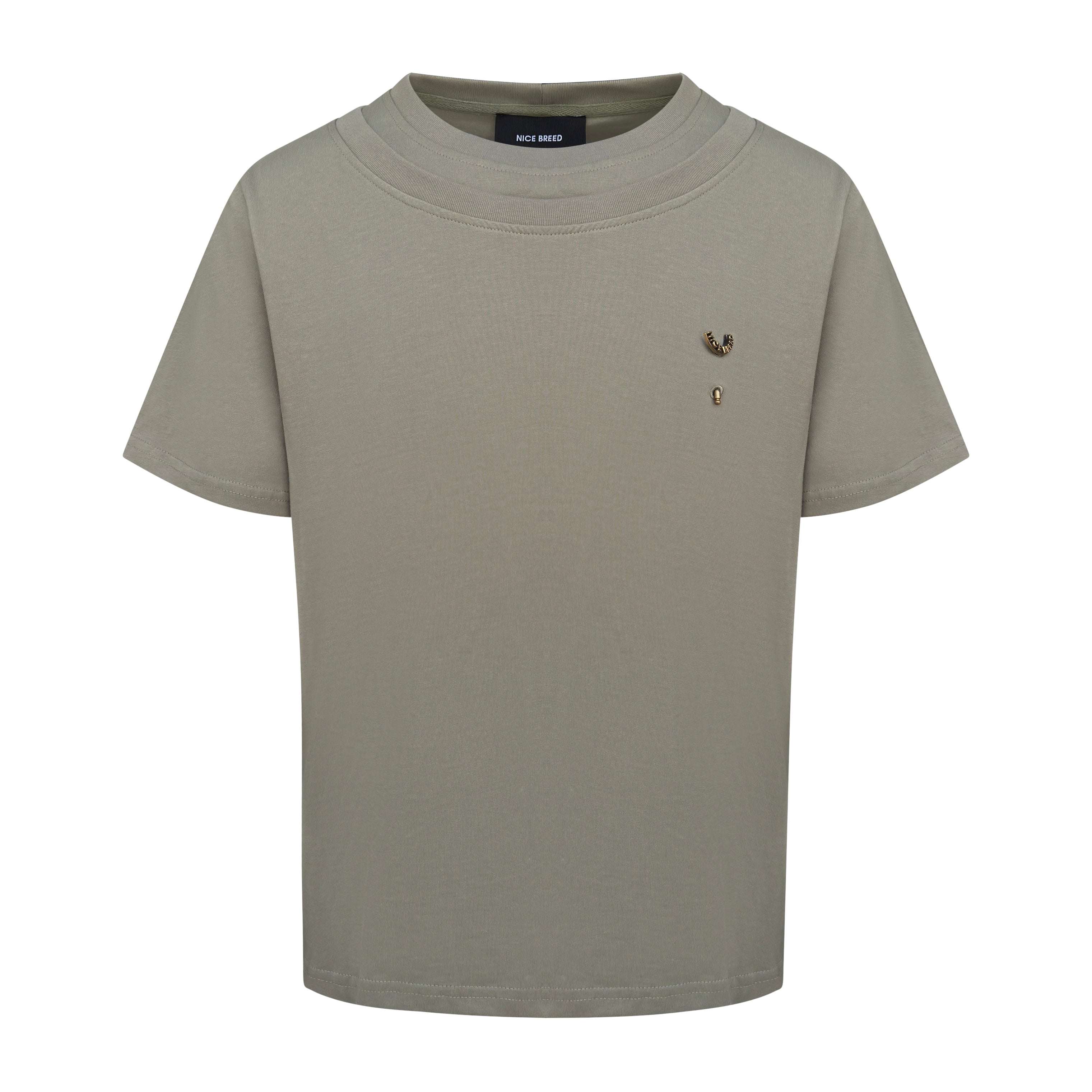 SAGE DOUBLE COLLAR TEE