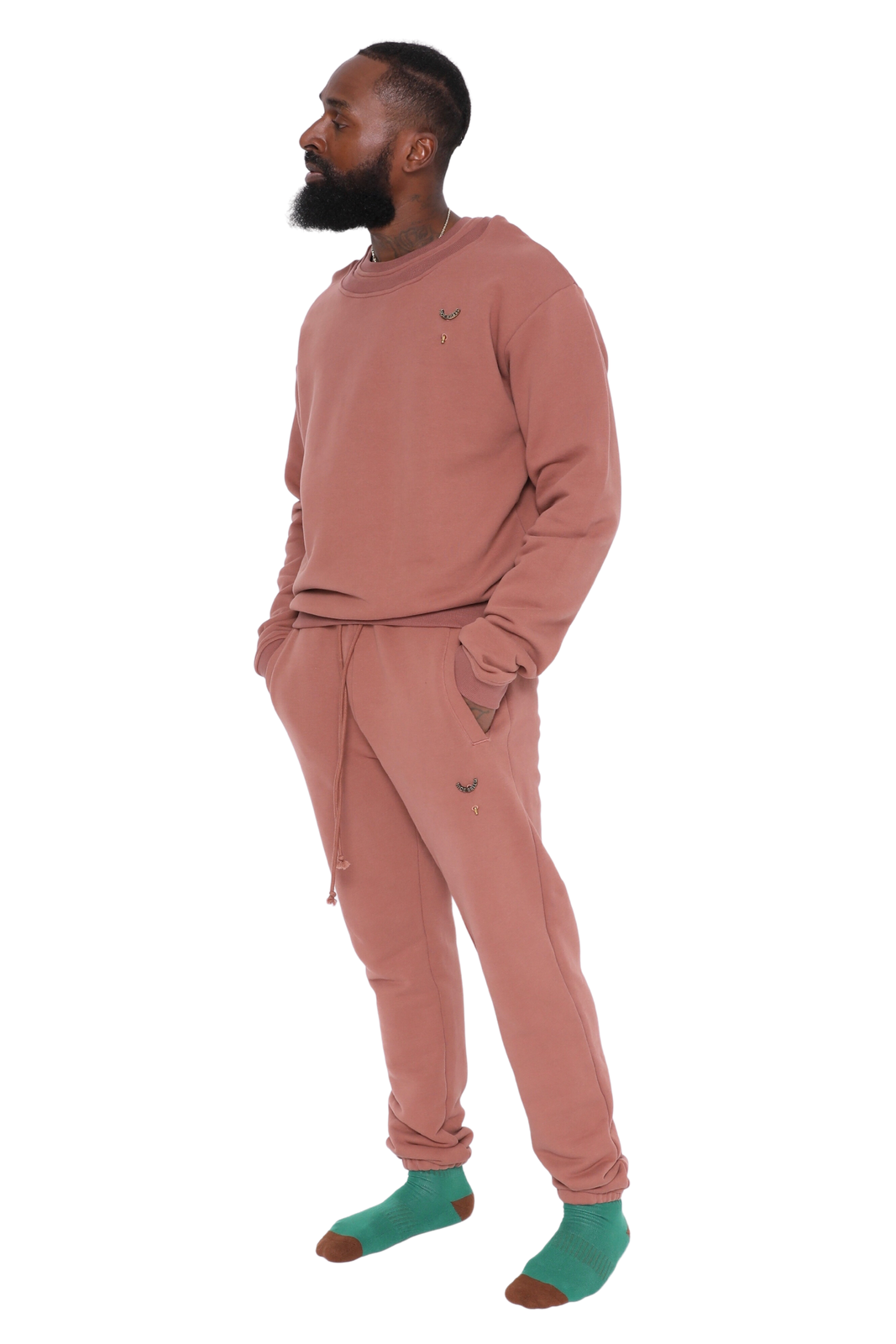 DRAWSTRING CLAY SWEATPANTS