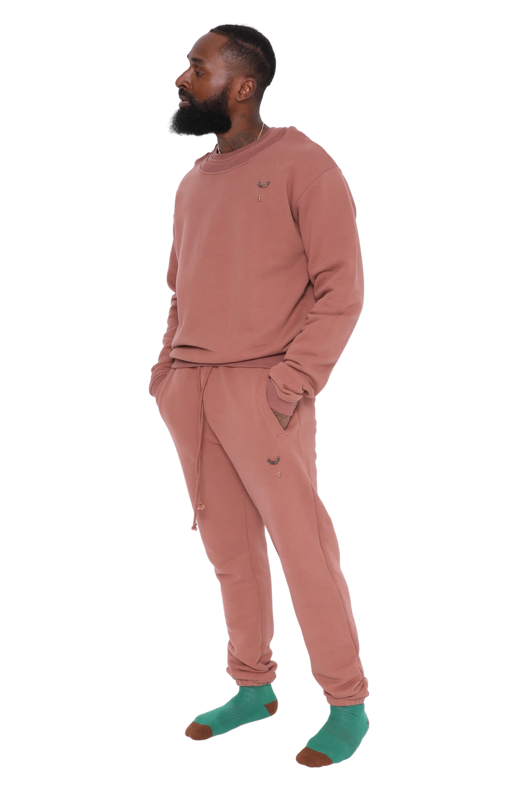 DRAWSTRING CLAY SWEATPANTS