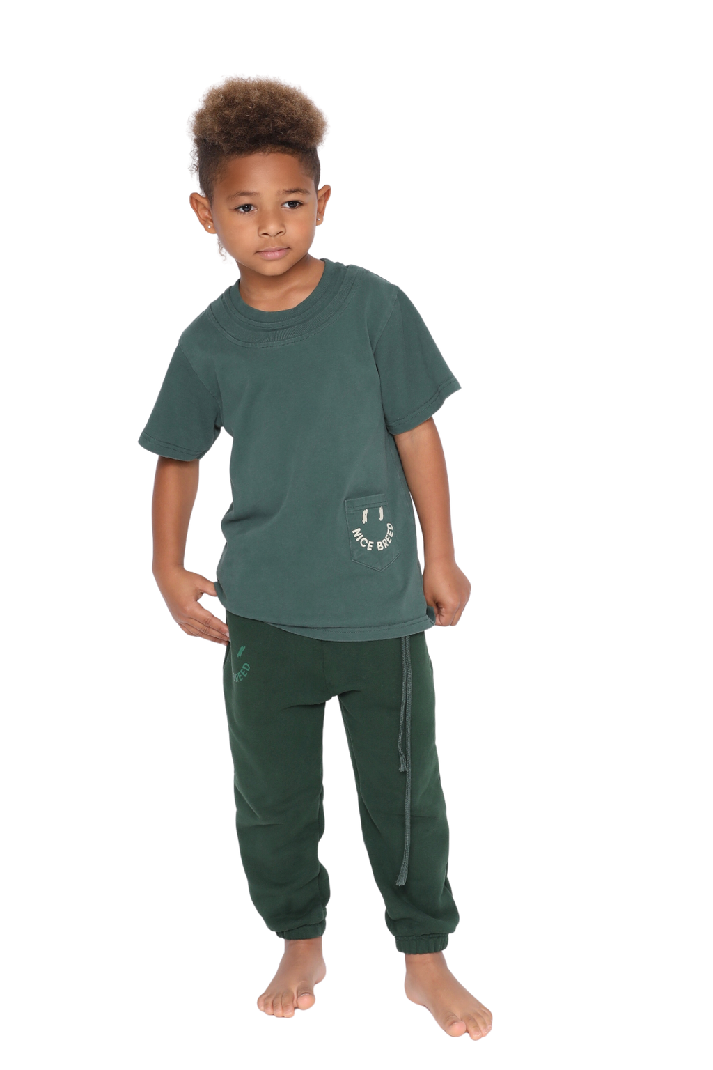 KIDS DOUBLE COLLAR FOREST TEE