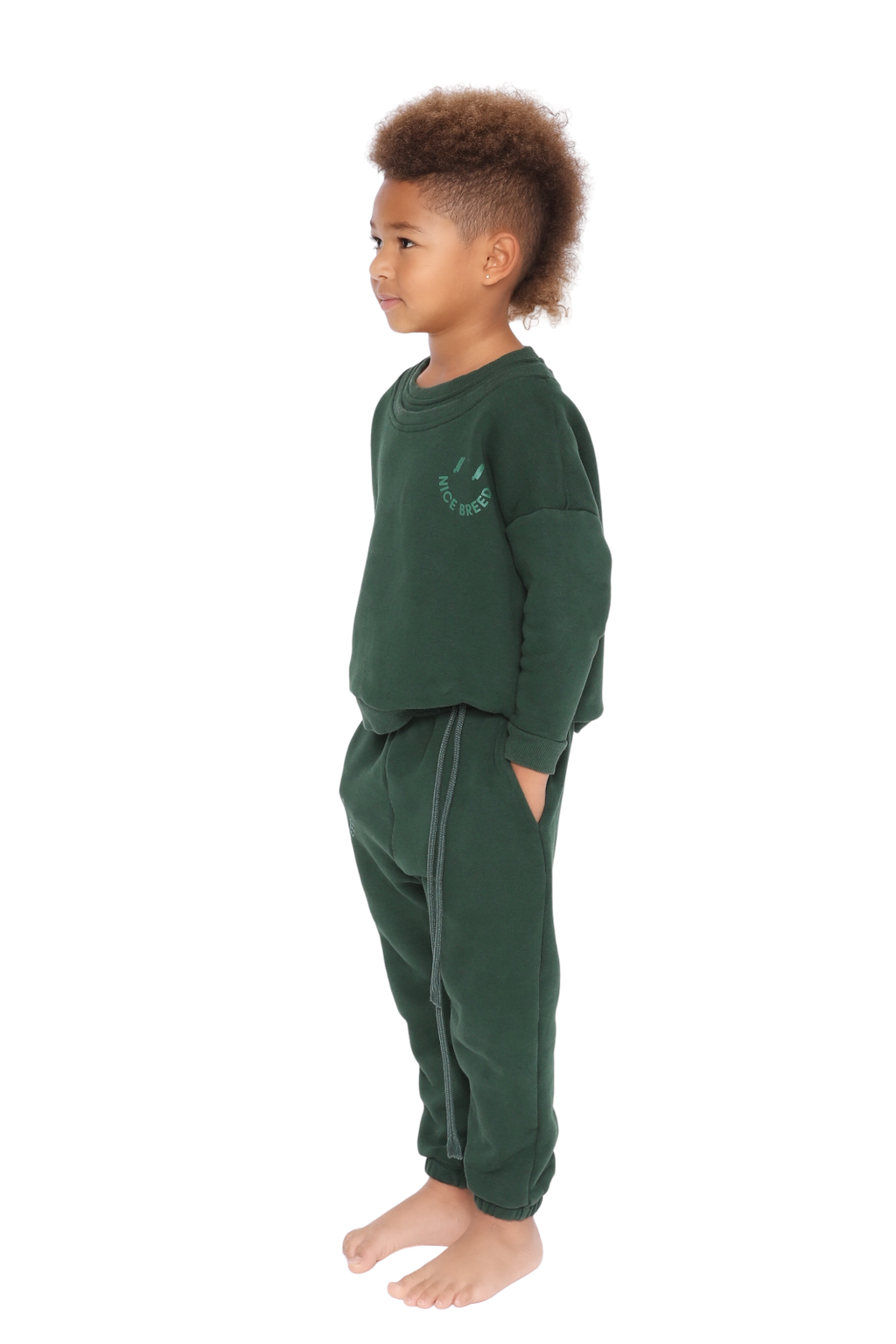 KIDS SIDE DRAWSTRING FOREST SWEATPANTS